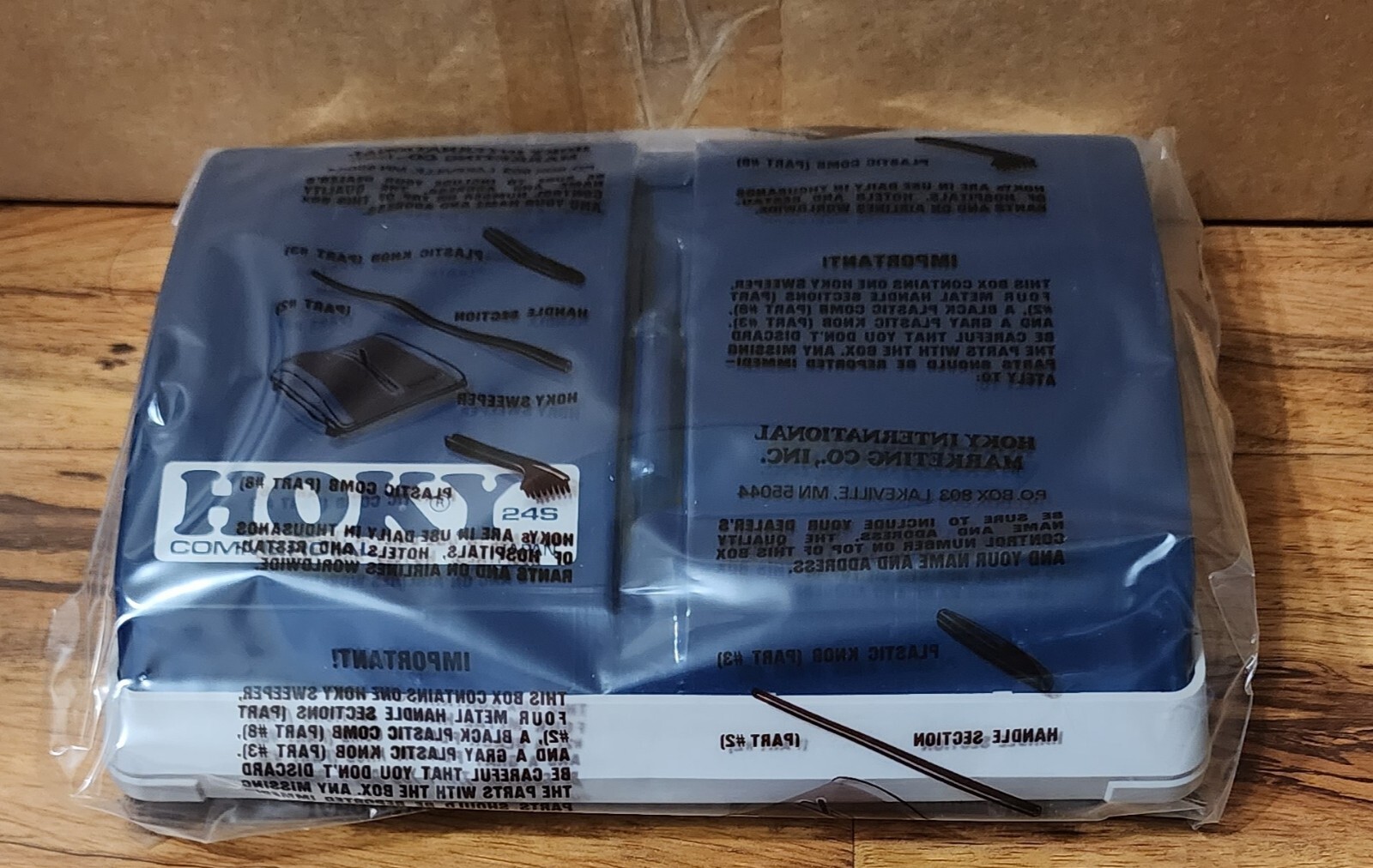 Brand New Vintage Original HOKY Floor And Carpet Sweeper Model 24S Blue Japan