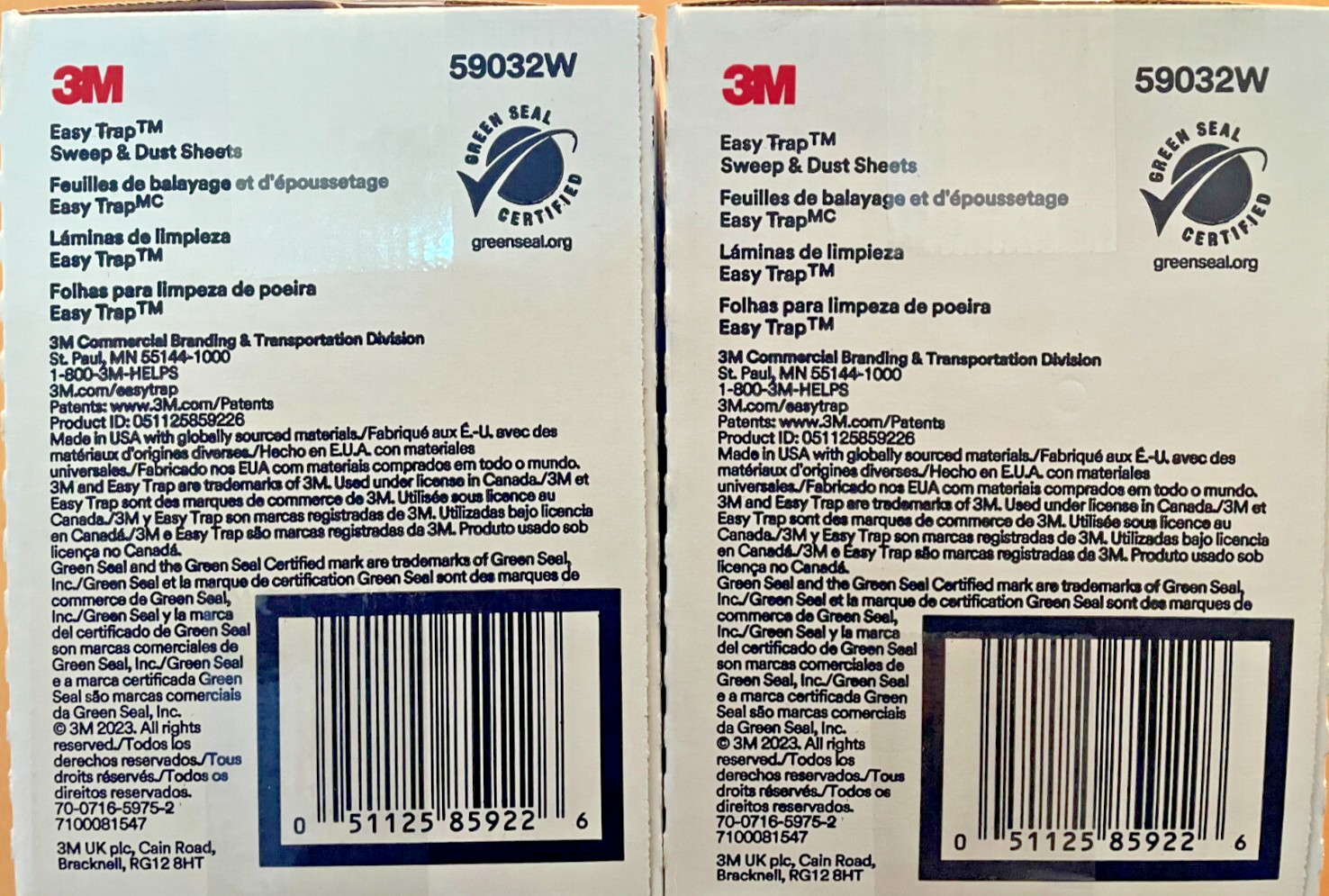 3M Easy Trap Duster Sweep and Dust Sheets, 5″ x 6″, 60 Sheets/Roll(8 units/case)
