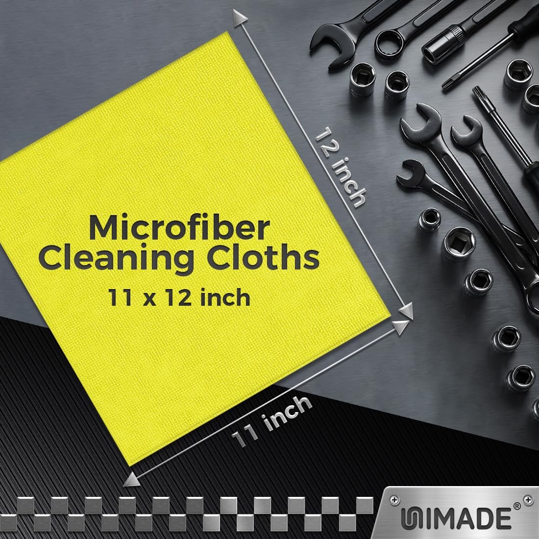 UNIMADE Microfiber Cleaning Cloth, 24 Pack Reusable 24pk, Multicolor