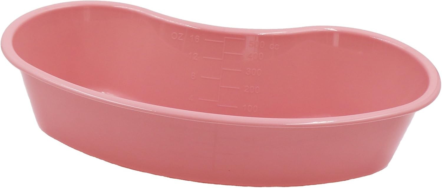 Healthstar Emesis Basin 500 Cubic Centimeter, Pack of 5 – Rose
