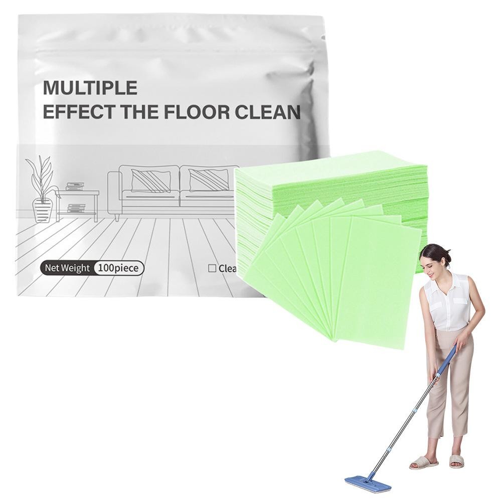 Water Soluble Floor Mopping Sheets for Hardwood Tile Laminate Marble Floors