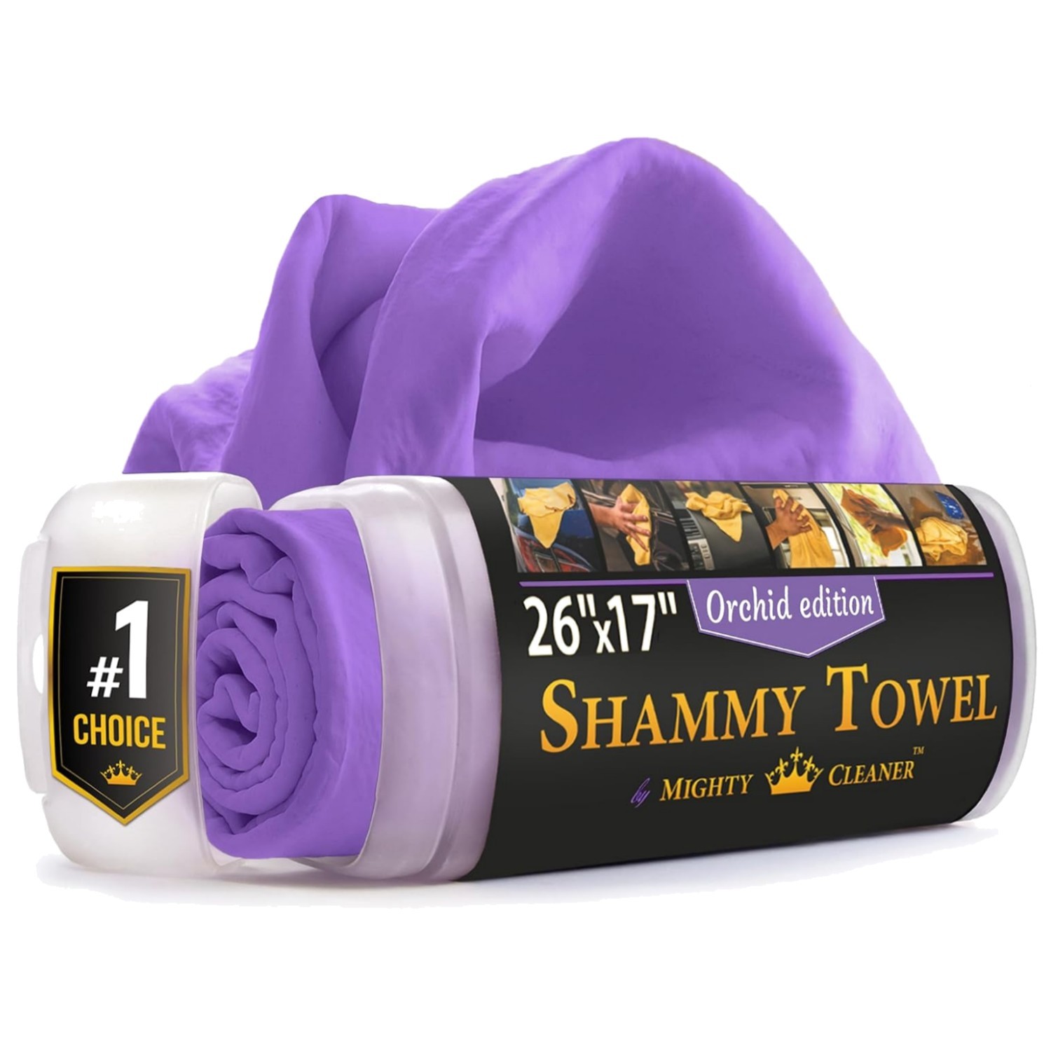 Scratch-Free 26”x17” Chamois Towel – Car Drying & Cleaning Solution