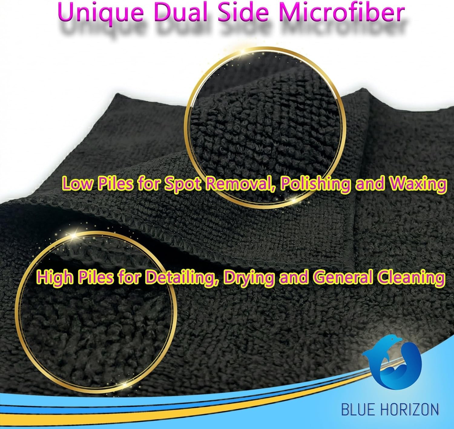 Microfiber Cleaning Cloth Set Of 24 Towel Rag Car Polishing Detailing No-Scratch
