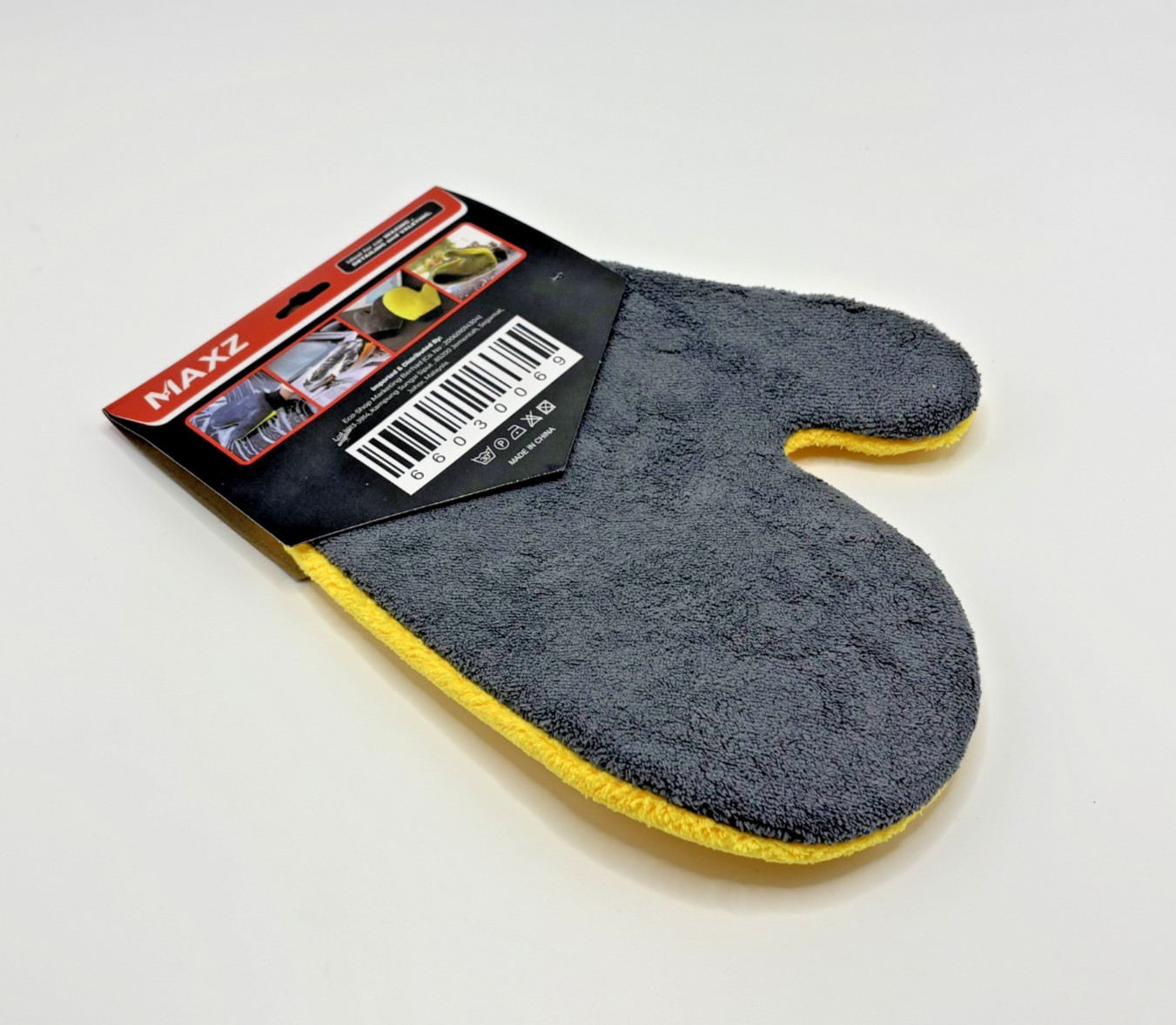 Car Care Microfiber Polish Cloth Mitt Quick Dry Detailing Glove
