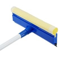 15.9″ Window Squeegee for Car,2 in 1 Squeegee Window Cleaner with Long Stainless