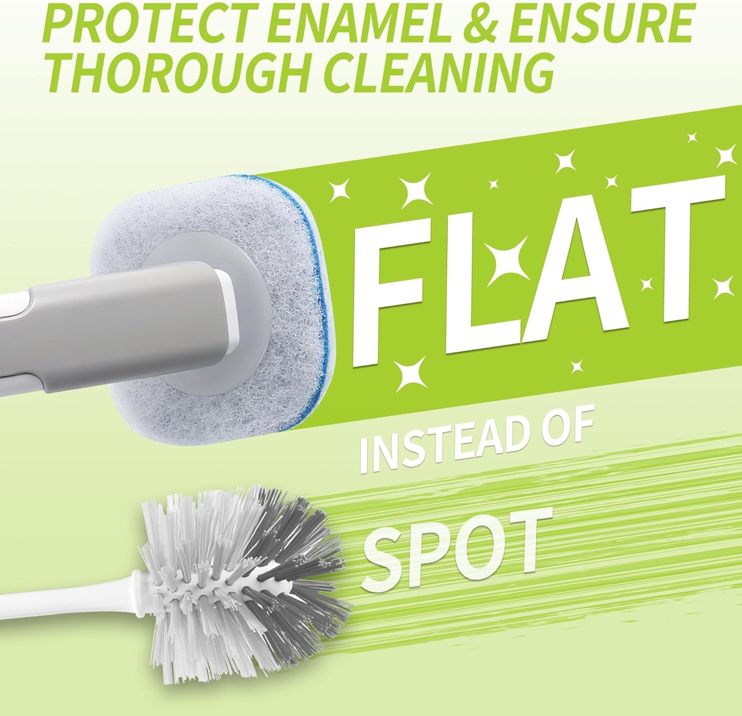 Toilet Bowl Cleaner Wand Refills Compatible with CLOROX, 21 Count Disposable