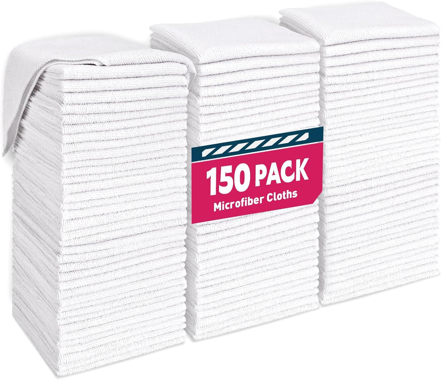 Gray Microfiber Cleaning Cloths Bulk Pack-400 Pack, Microfiber Towels Bulk, Towe