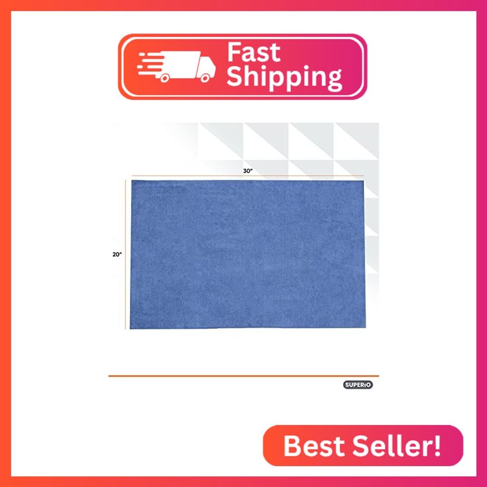 Superio Microfiber Squeegee Towel Extra Large Miracle Cloth 20 x 30 Streak Free