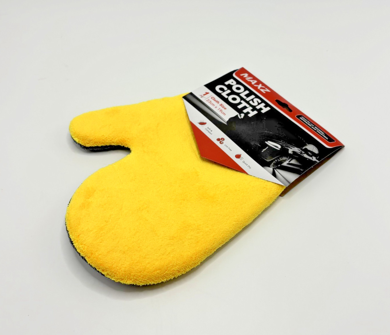 Car Care Microfiber Polish Cloth Mitt Quick Dry Detailing Glove