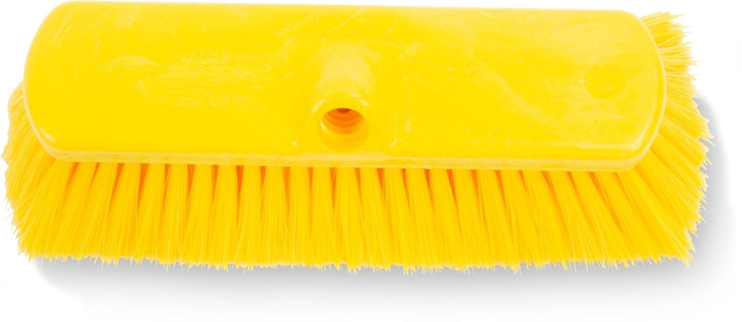 SPARTA Flo-Thru Plastic Scrub Brush, w/Soft Nylex Bristles 10.5″L x 4.5″W x 4″H