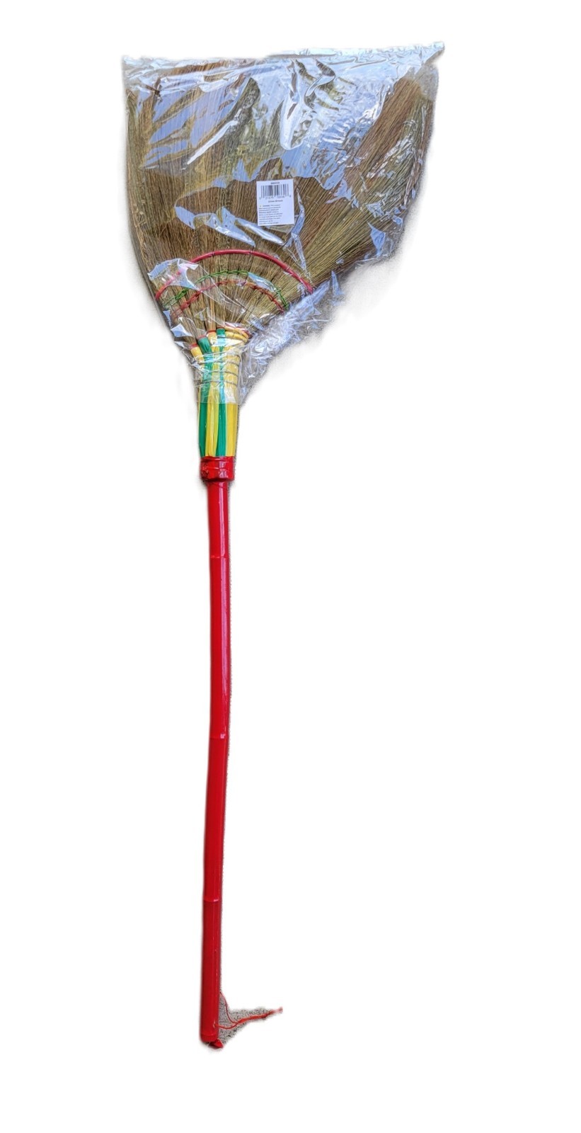 Vietnamese Straw Soft Broom With Long Bamboo Handle Broom ( 39 in)