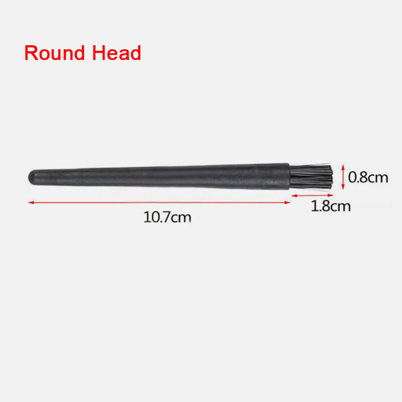 10 Kind Black Plastic Handle ESD Anti-Static Brush For PCB Repair Cleaning New