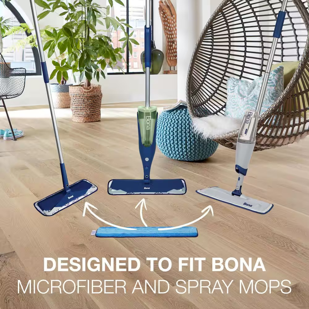 Microfiber Wet Mop Pad Refills (3-Count)