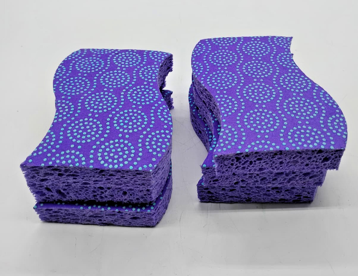 SCOTCH-BRITE Odor Resist Non Scratch Scrub Sponge Dishwasher Safe 6 Pack Purple