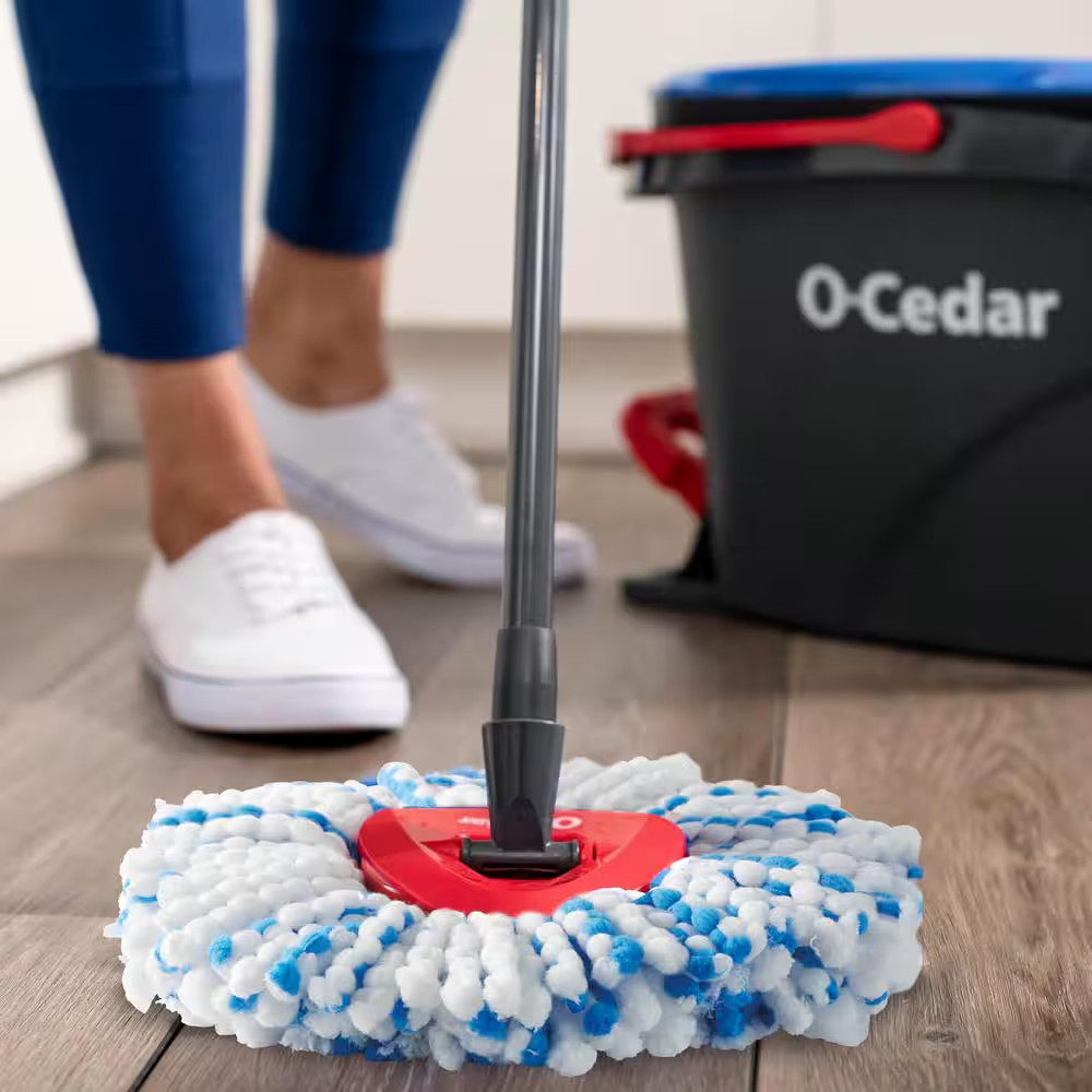 NEW Easy Wring Spin Mop & Bucket System – Deep Clean with Microfiber Efficiency