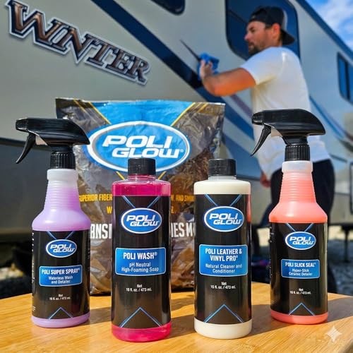 16 oz Vehicle Detailing Kit – All-in-One Cleaner & Protectant Set for Cars,