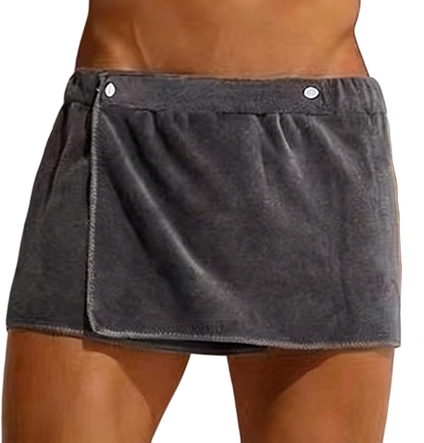 Men Boys Soft Wearable Bath Towel Short Pants Adjustable Mircofiber Towel Pool