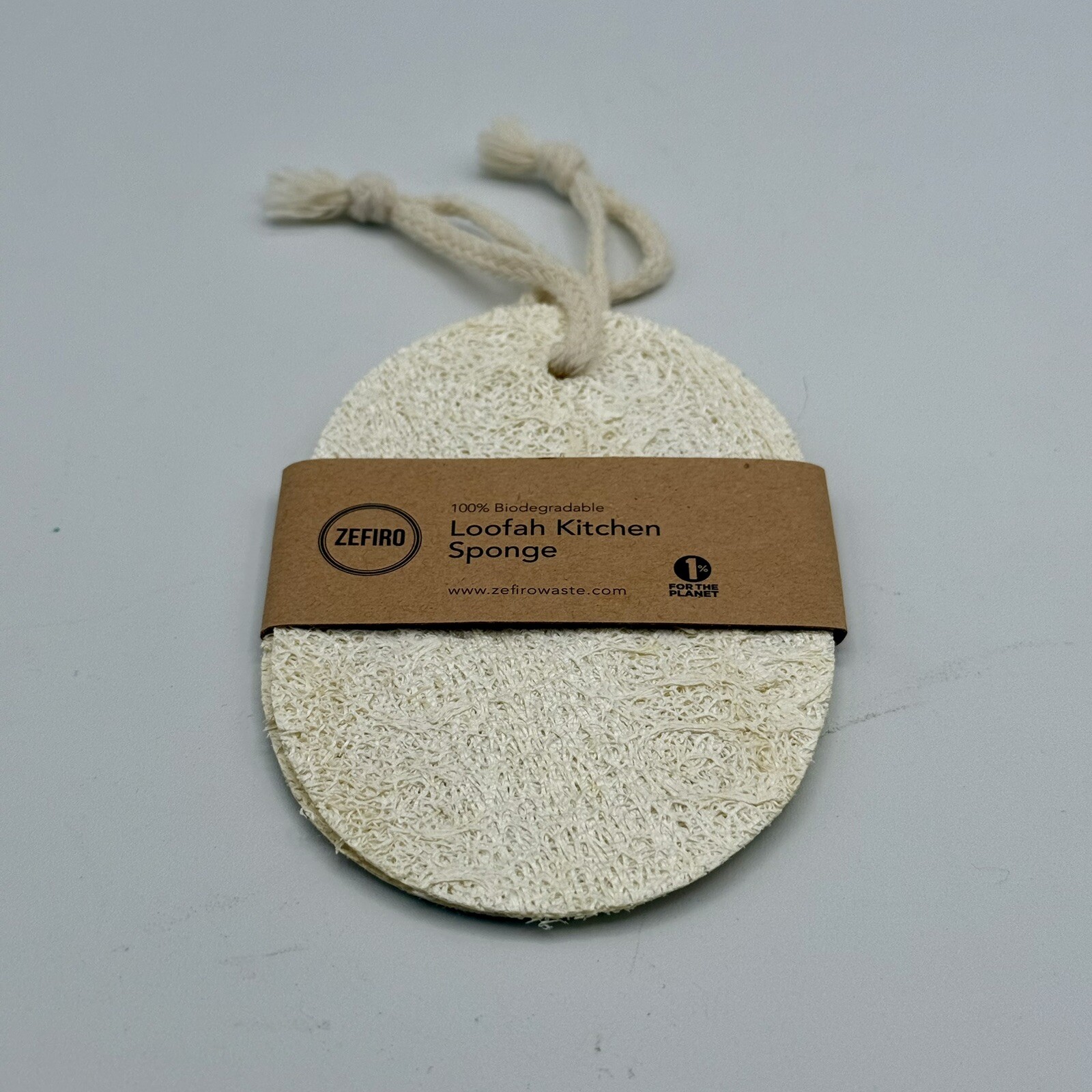 2 Eco-Friendly Natural Loofah Kitchen Sponges – Biodegradable Sponge