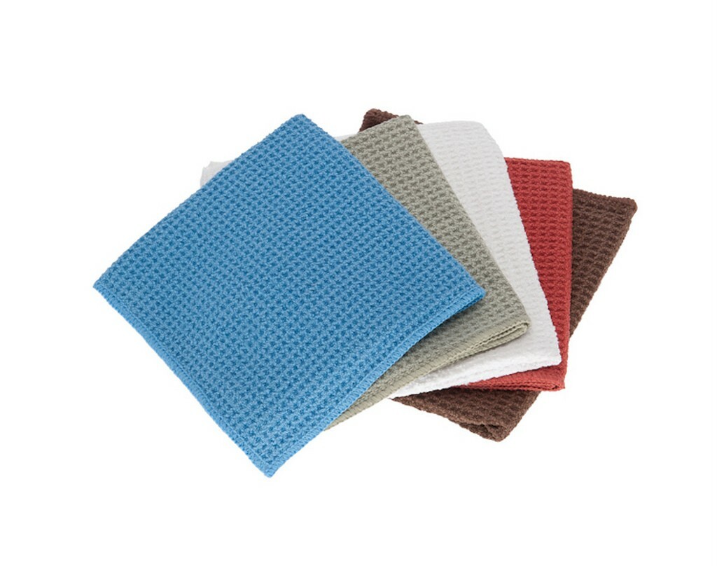 3 Pack Waffle Weave Microfiber Kitchen Dish Bath Wash Cloths 12×12 Eco Friendly