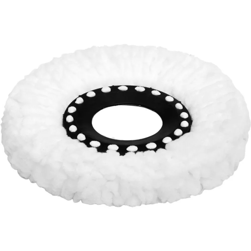 1Pc Microfiber Spin Mop Replacement Head round Shape Removable Spin Mop Refills