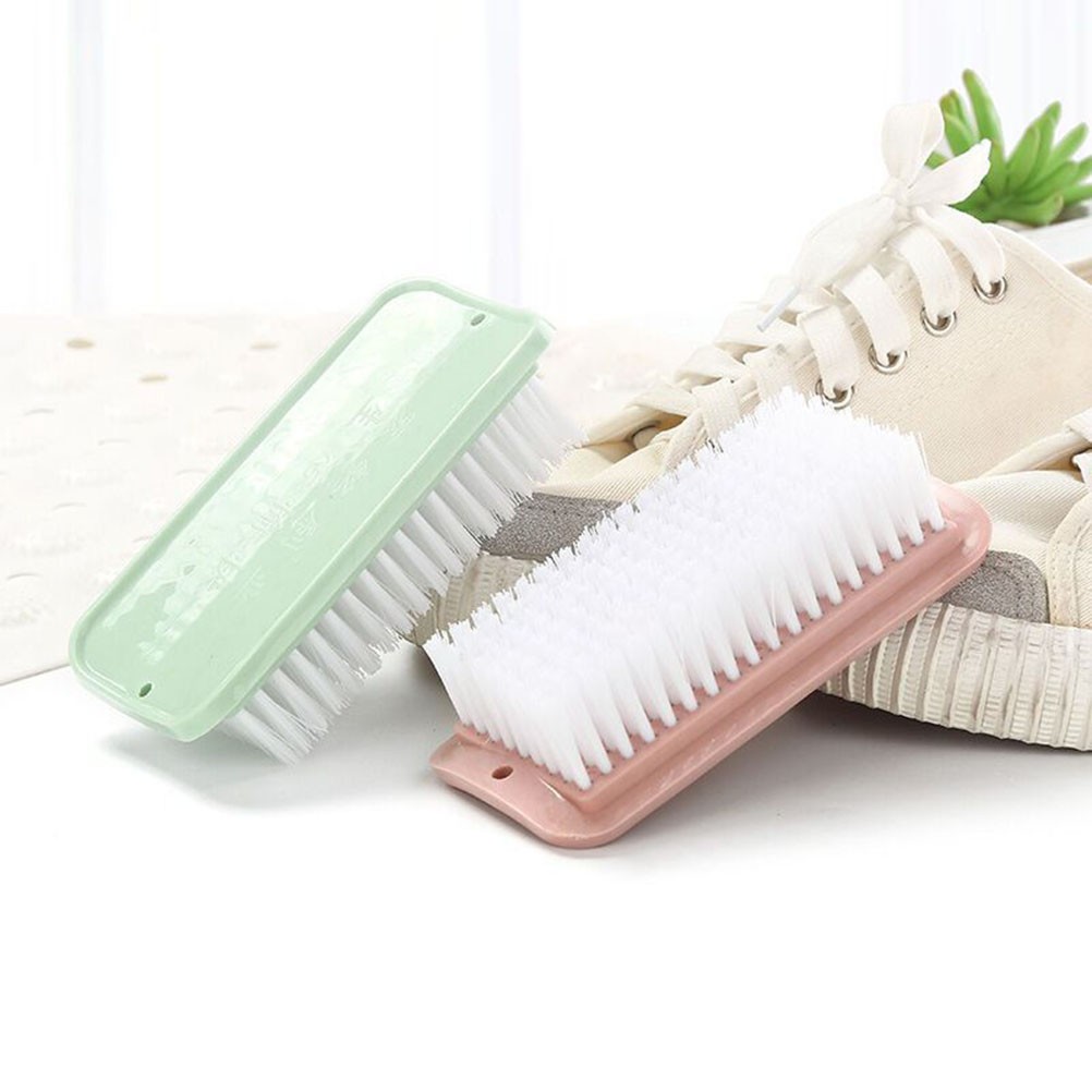 3Pcs Reusable Multi Use Cleaning Brush Plastic Handle Assorted Colors