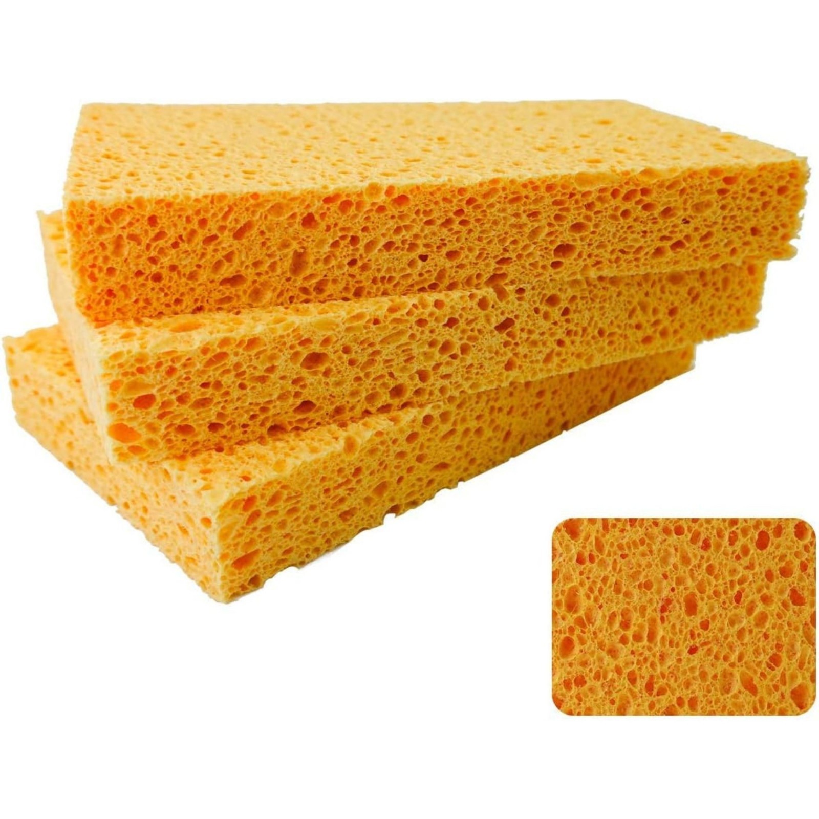 6 X 3.6 X 0.9Inch JK SP-T22 Large Sponge Kitchen Sponges Handy Sponges Cellulose
