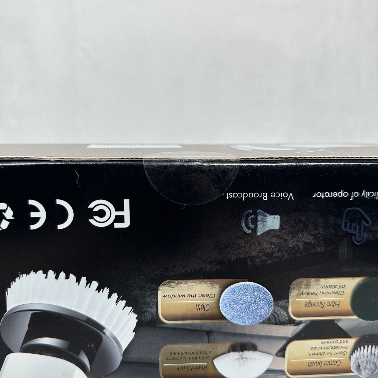 NEW Keimi Electric 8 in 1 Cleaning Brush With Voice Assistant – ANS-8051A 3speed