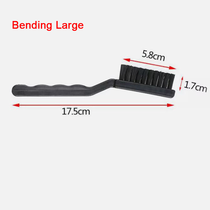 10 Kind Black Plastic Handle ESD Anti-Static Brush For PCB Repair Cleaning New