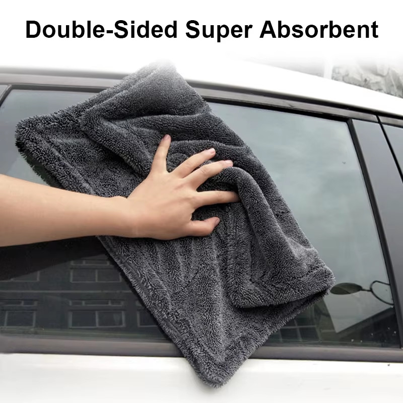 SEAMETAL 1200GSM Microfiber Car Wash Towel – Ultra Absorbent & Soft