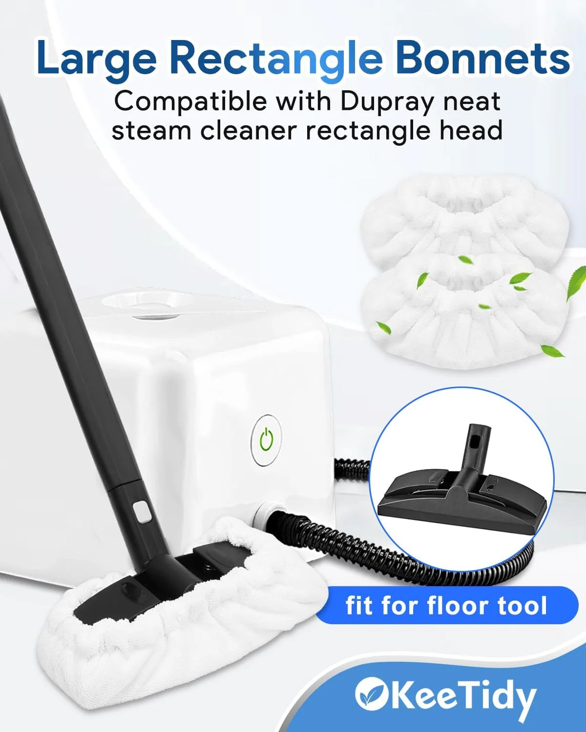 Reusable Steam Mop Pads – 6 Pack Microfiber for Multi-Surface Cleaning