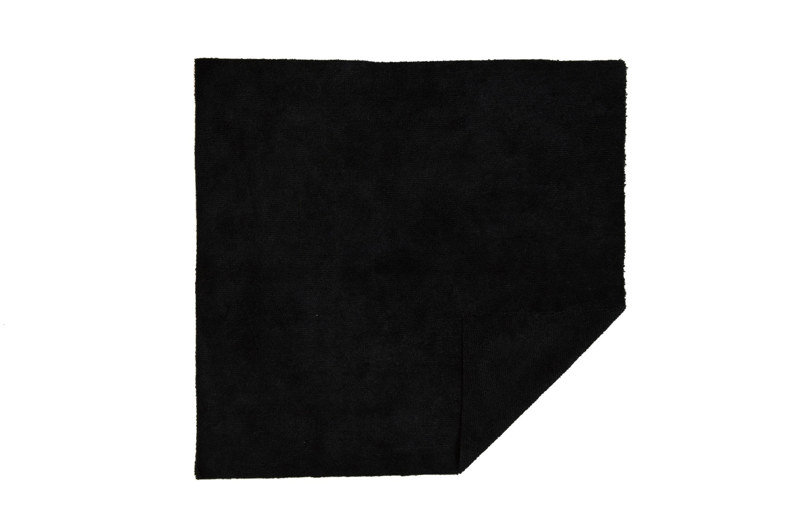 10 Pcs Edgeless Microfiber Towel No Tag No Scratch Professional 16″X16″ Black
