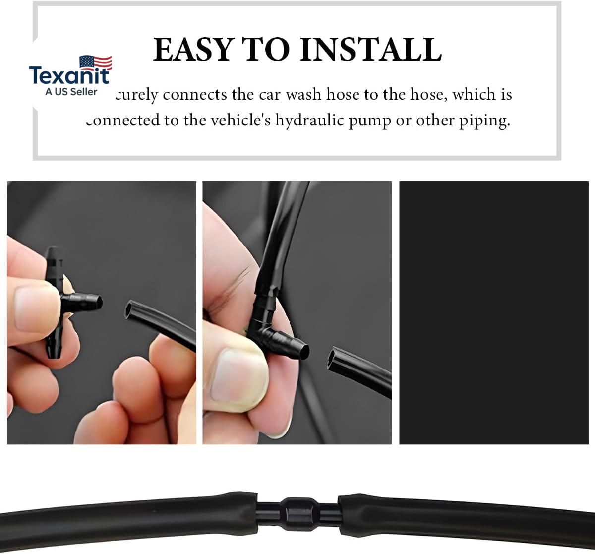 30 PCS Windshield Wiper Hose Connectors, 2-Way I Type 3-Way T/Y Type Windscreen