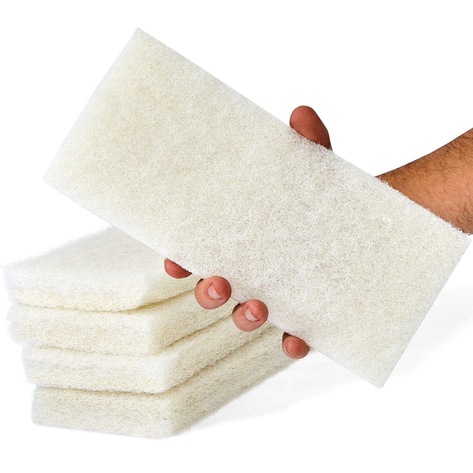Nonscratch Super Longlasting Scrubbing Pad 5 Pk 10×4.5in. Reusable Multipurpose
