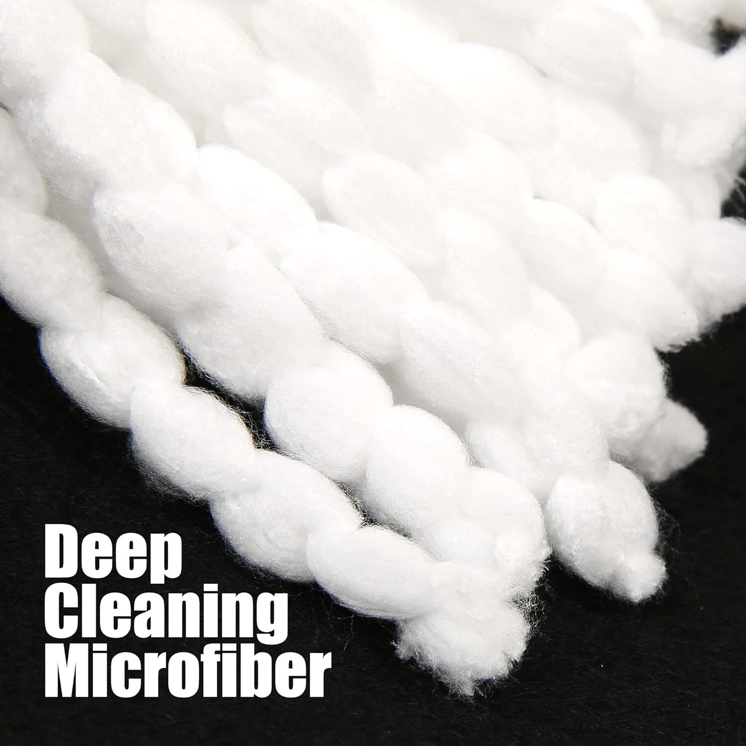 Versatile 6-Pack Mop Head Refills for O-Cedar EasyWring – Lightweight & Reusable