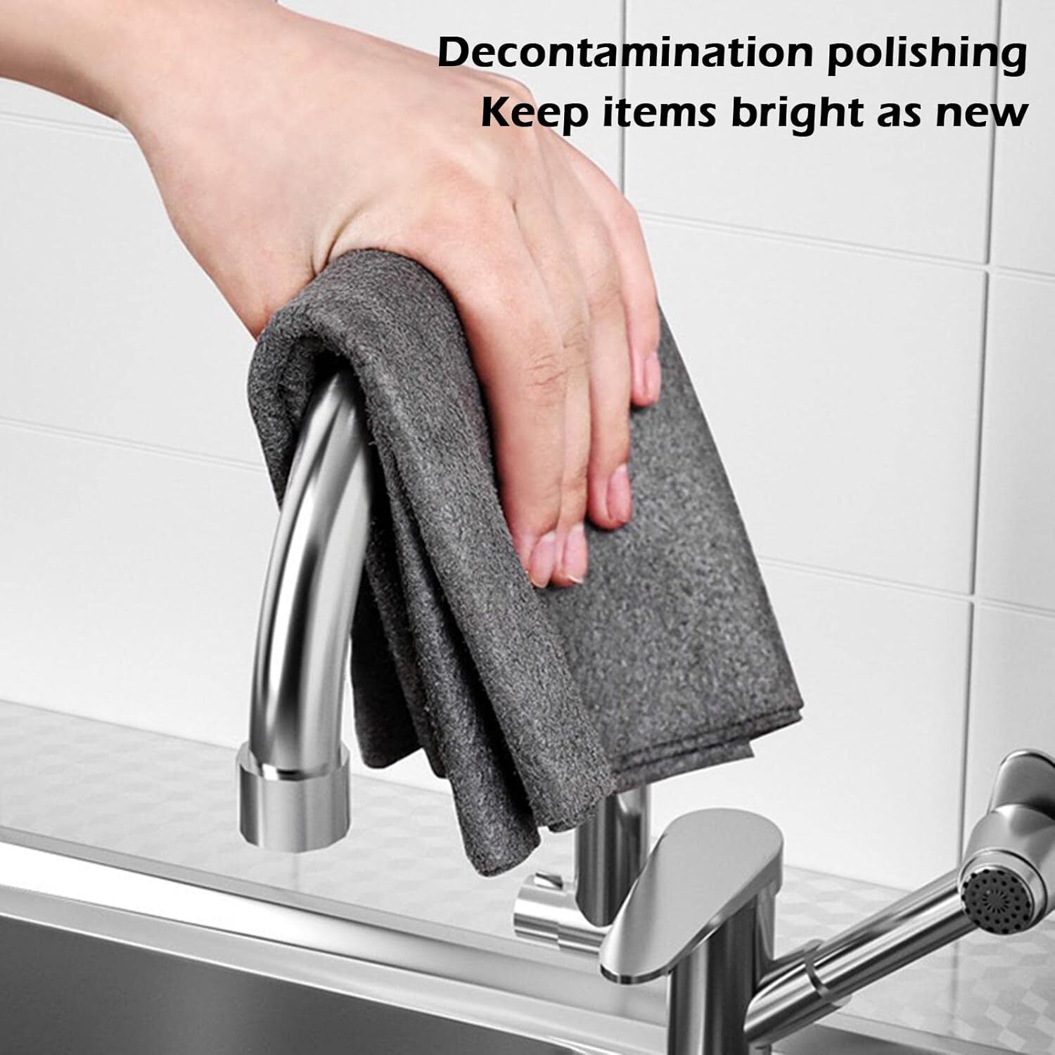 10X Thickened Magic Cleaning Cloth Streak Free Microfiber Cleaning Rag Reusable.