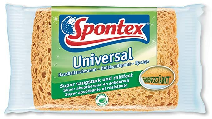 Spontex UNIVERSAL single Large sponge -1 ct.-5.5 x4 in Made in Germany FREE SHIP
