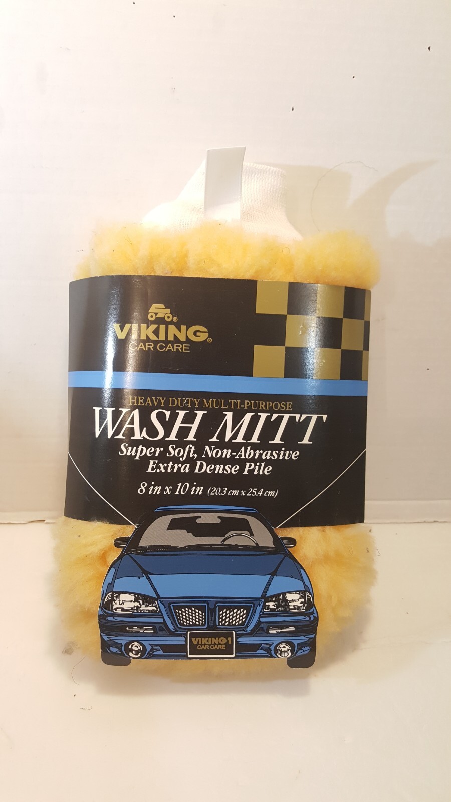 Vtg 1998 Viking Car Care Wash Mitt Heavy Duty Multi-Purpose 8″x10″ NOS