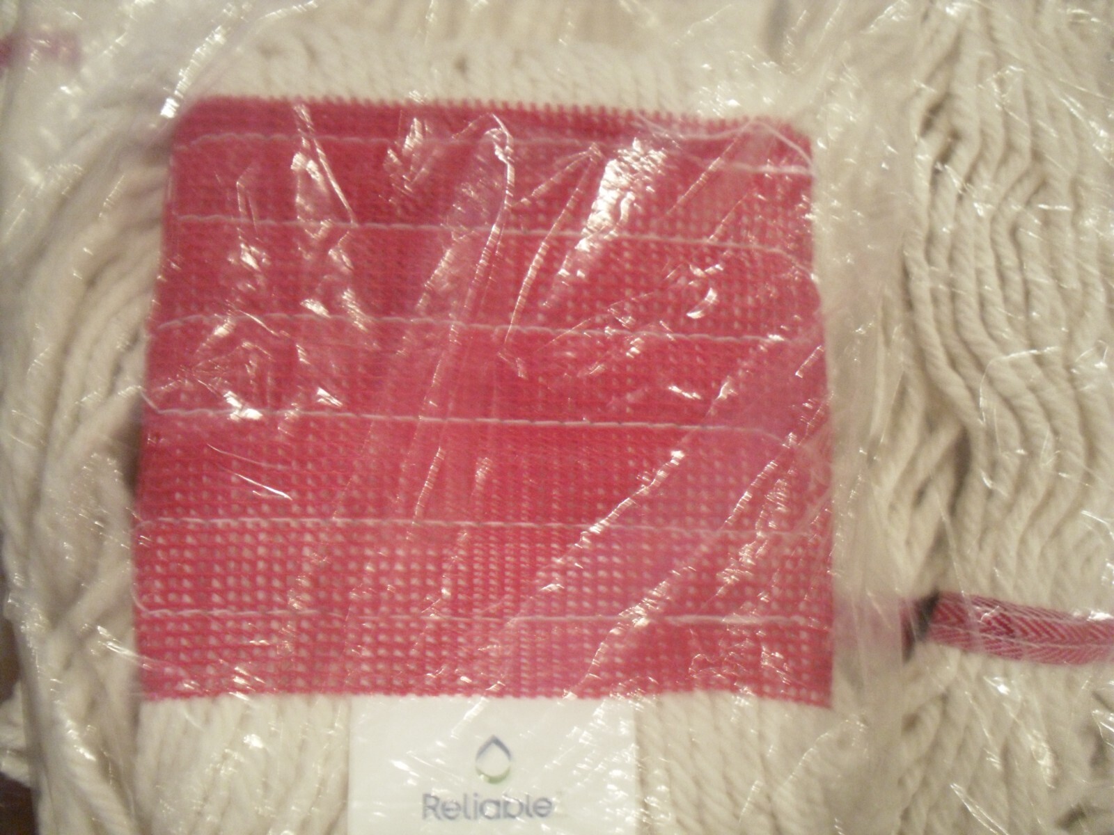 5 – 24 oz Mop Head Replacement Cotton Blend Loop End wet Mop Head with 5” Band