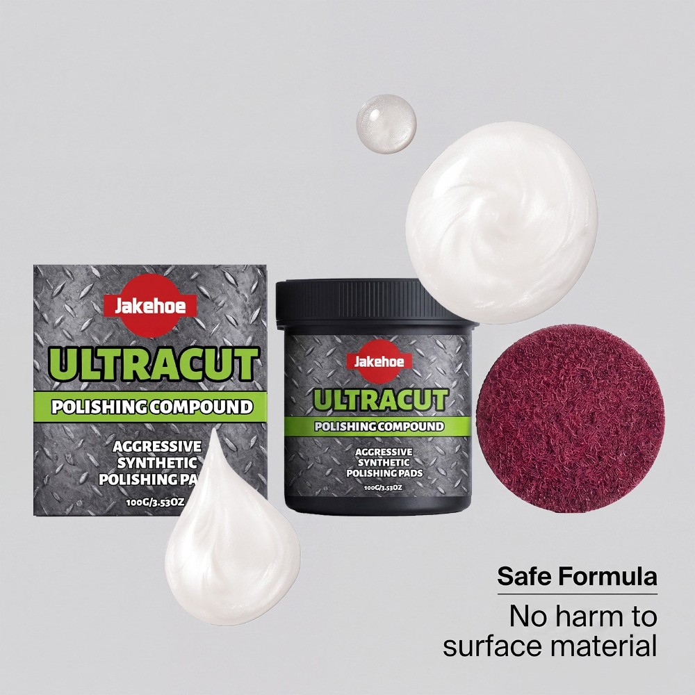 1-3SET 2026 New Ultracut Polish 100G Surface Restoration Compound With Pad~USA