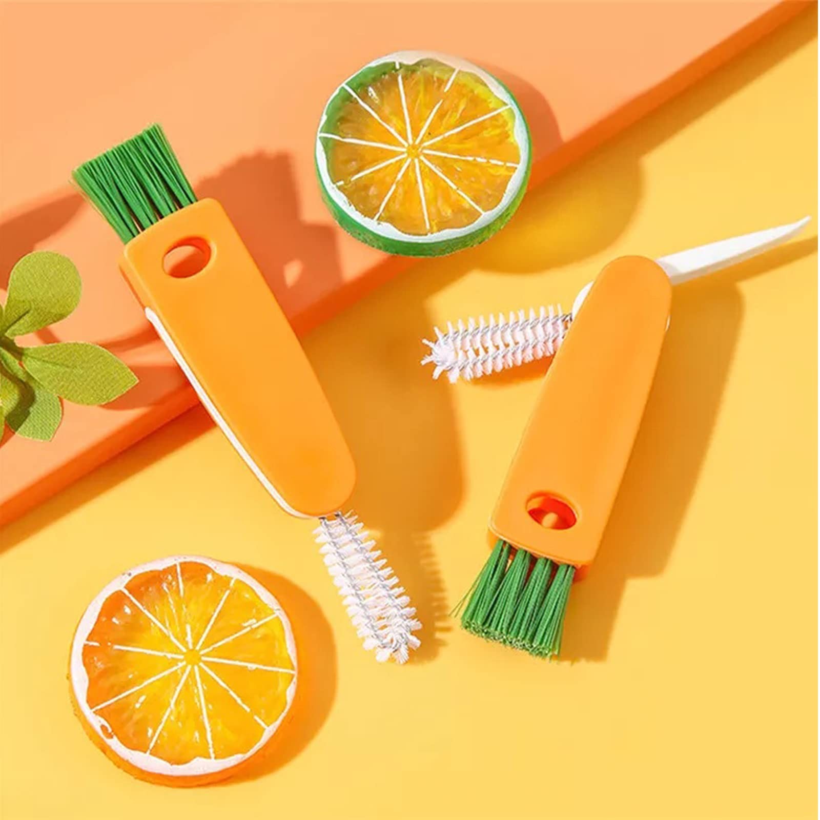 MXHHR 3 in 1 Multifunctional Mini Cup Glass Cover 5.3*1*0.6inch, Yellow
