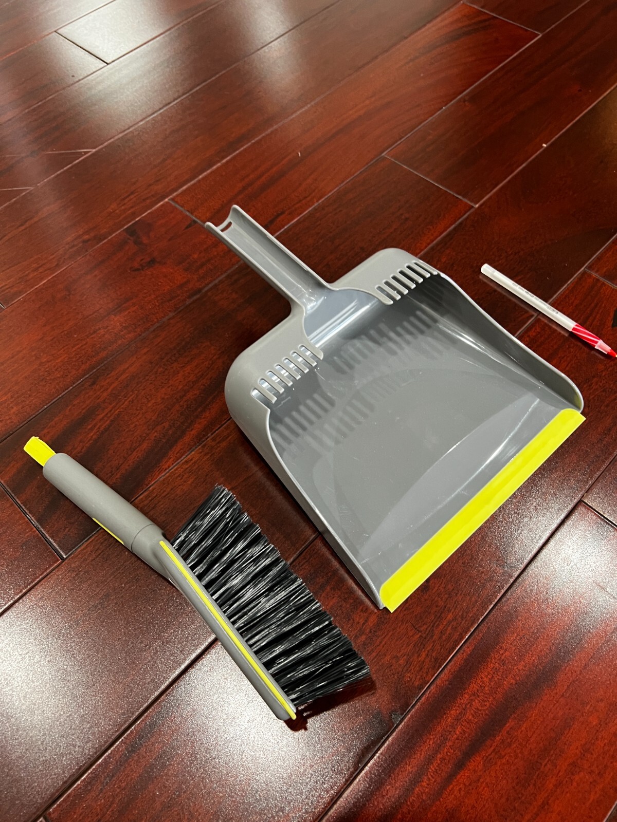 Dustpan And Brush Set For Cleaning, Beige, Made In China