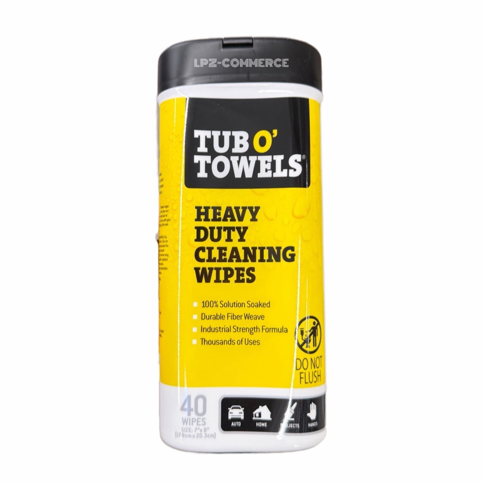 TUB O’ TOWELS Heavy Duty Cleaning Wipes