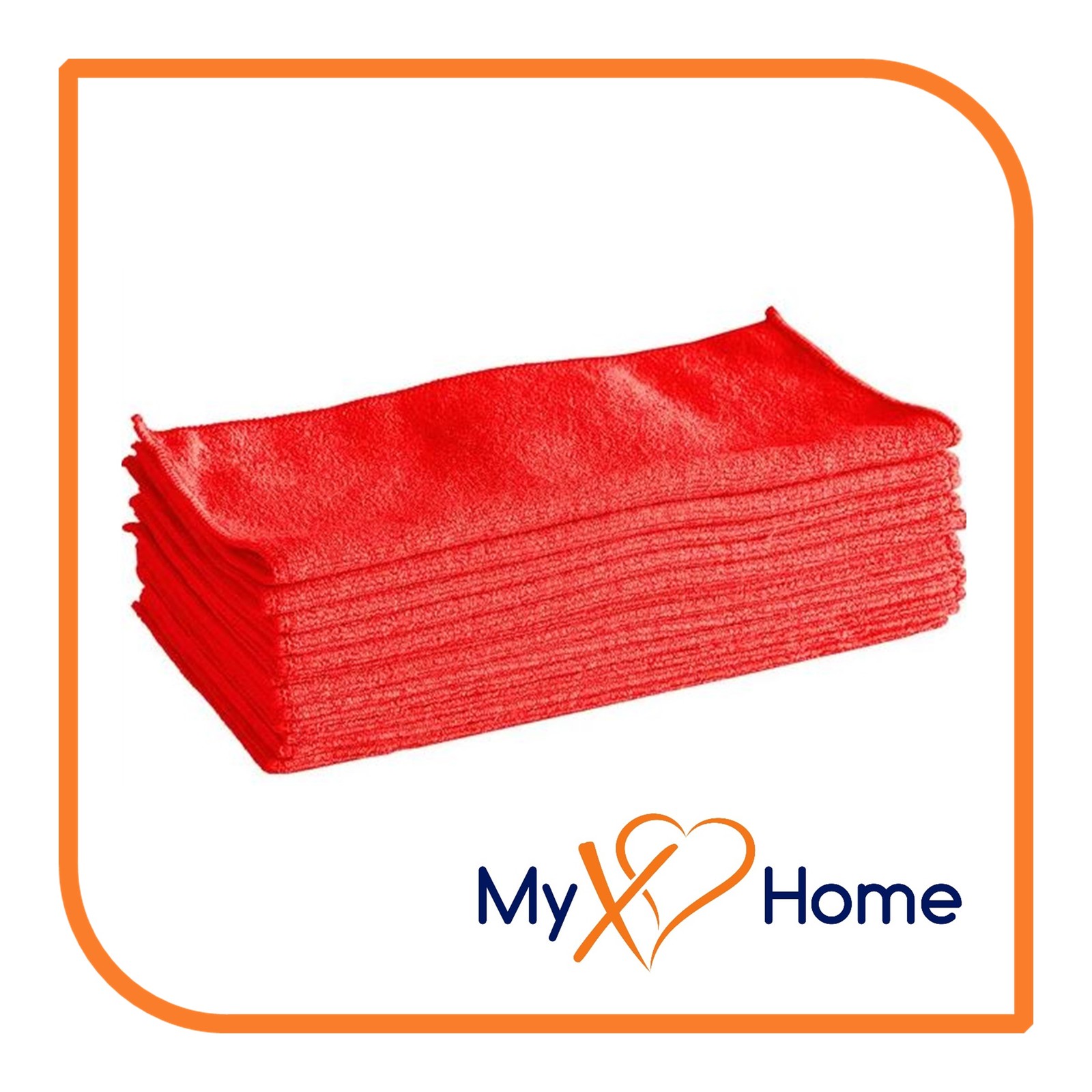 12 x 12 Red Microfiber Towel(s) by MyXOHome