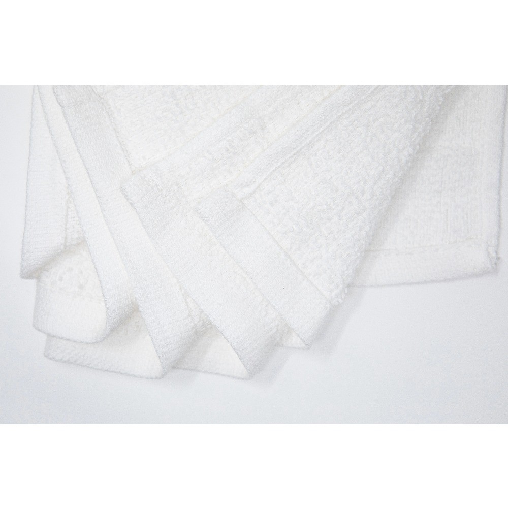 Hyper Tough 100% Cotton 14″ x 17″ All Purpose Terry Towels, 18 Pack, White