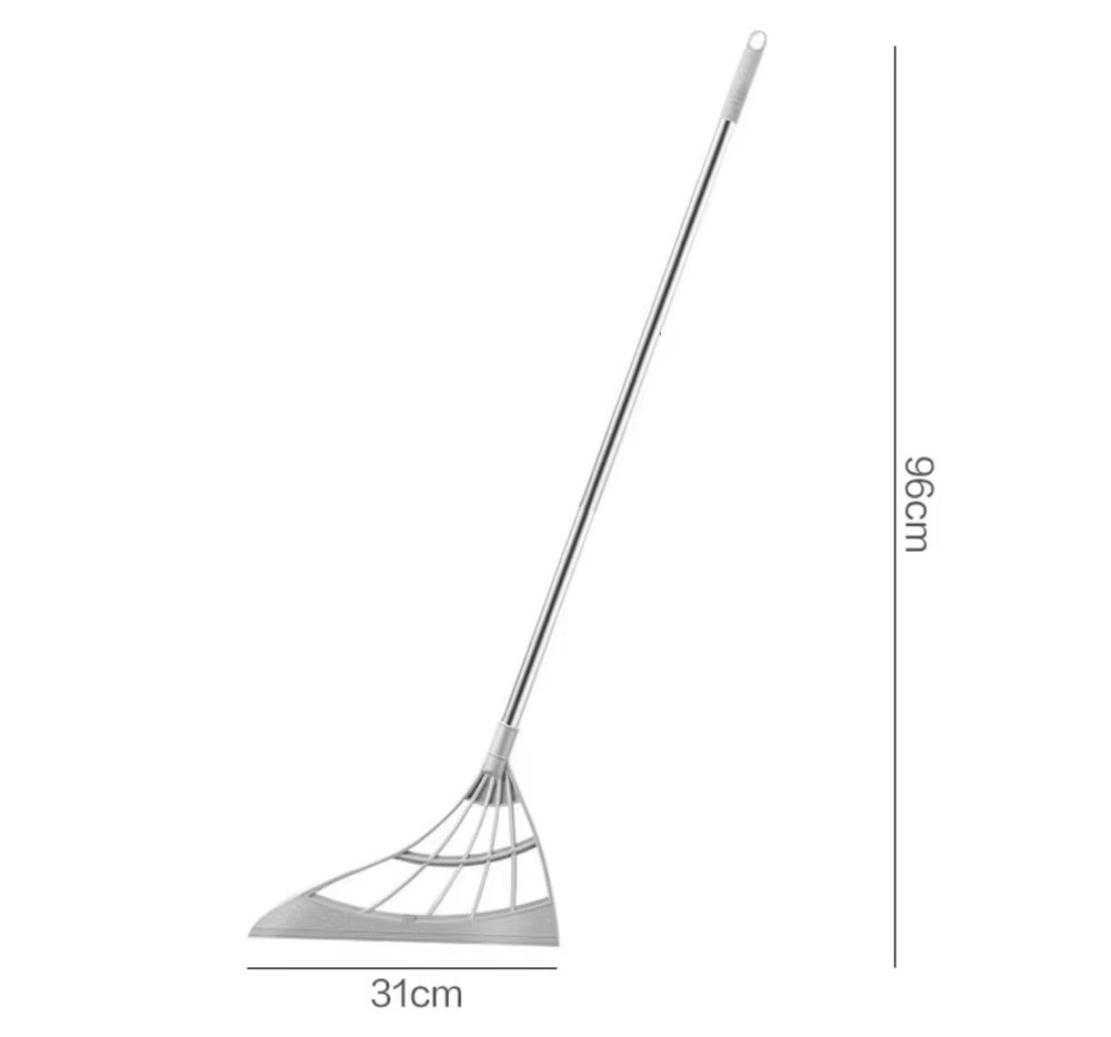 1pc Silicone Scraper Broom Magic Wiper Floor Glass Cleaning Mop – NEW