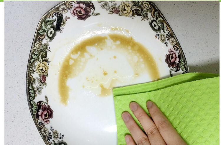 Reusable Cleaning Cellulose Sponge Cloths Absorbent Wipes Clean Kitchen Car Dish