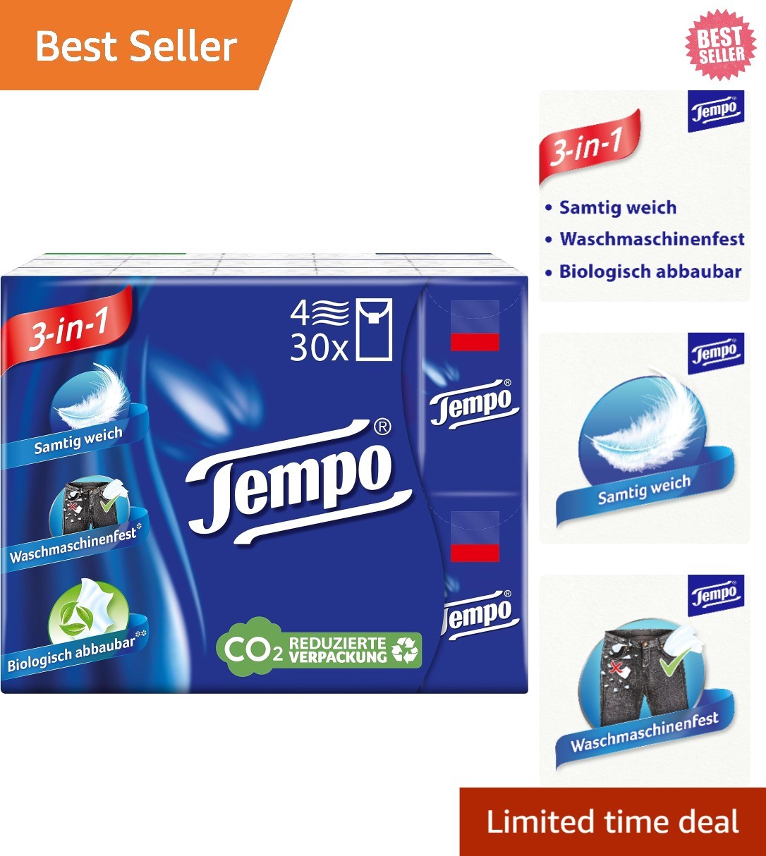 Tissues 30 pack by