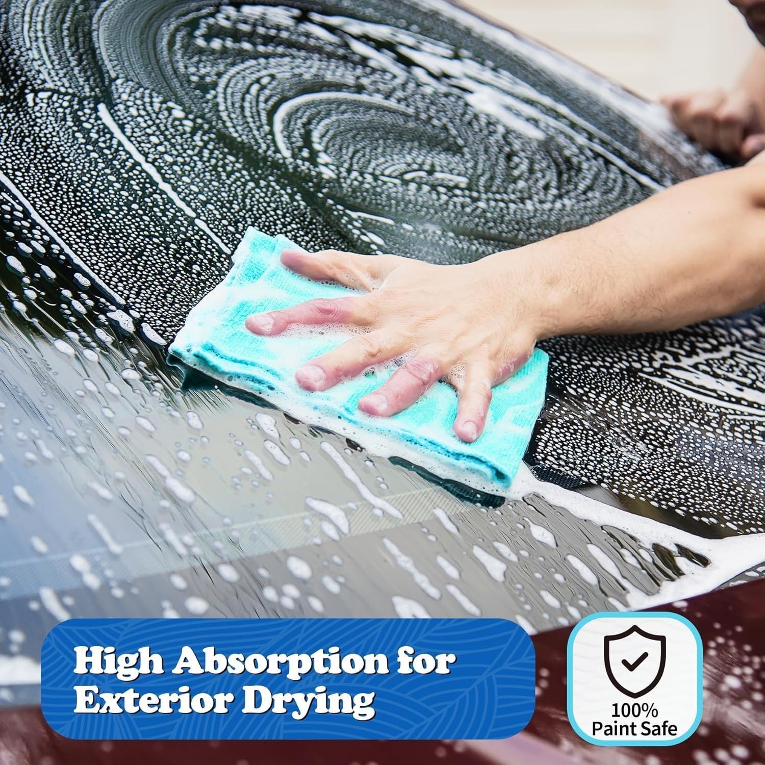 Super Absorbent & Lint-Free Microfiber Towels – 24 Count for Automotive Care