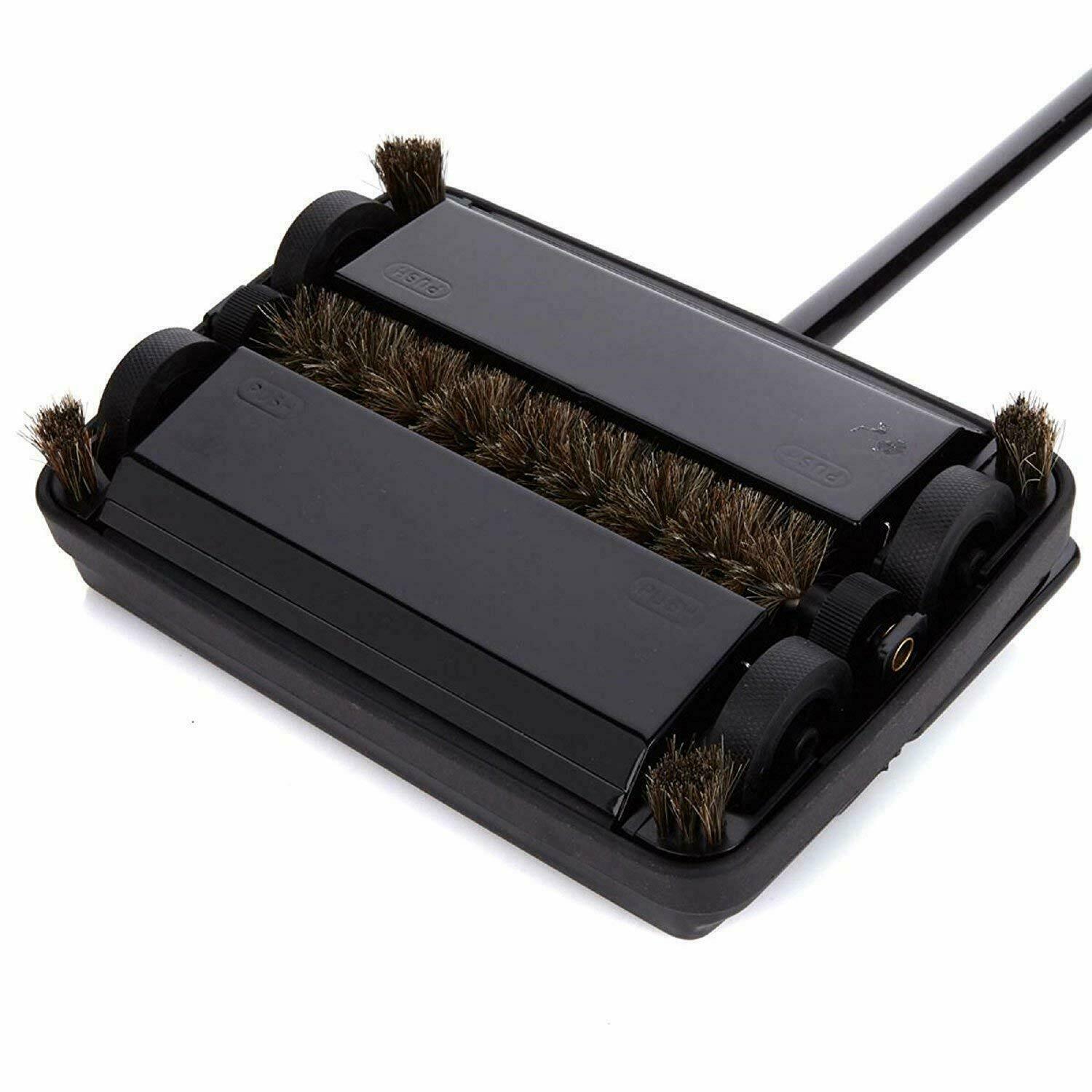 Fuller Brush Electrostatic Hard Floor & Carpet Sweeper 9″ Sweep Path Black
