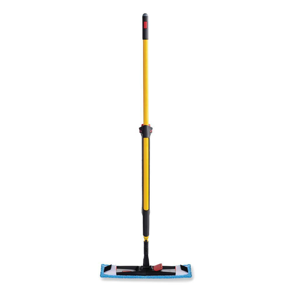 17 In. W Pulse Microfiber Spray Mop System, 52 In. Yellow Plastic Handle